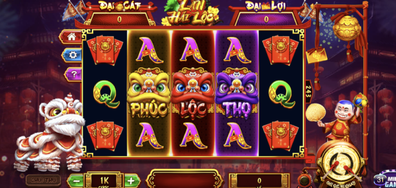 Nổ Hũ Lân Hái Lộc OK88: Tam Lân xuất hiện – Nổ Hũ rinh tiền tỷ về tay 2 Nổ Hũ Lân Hái Lộc tỷ lệ trả thưởng cao